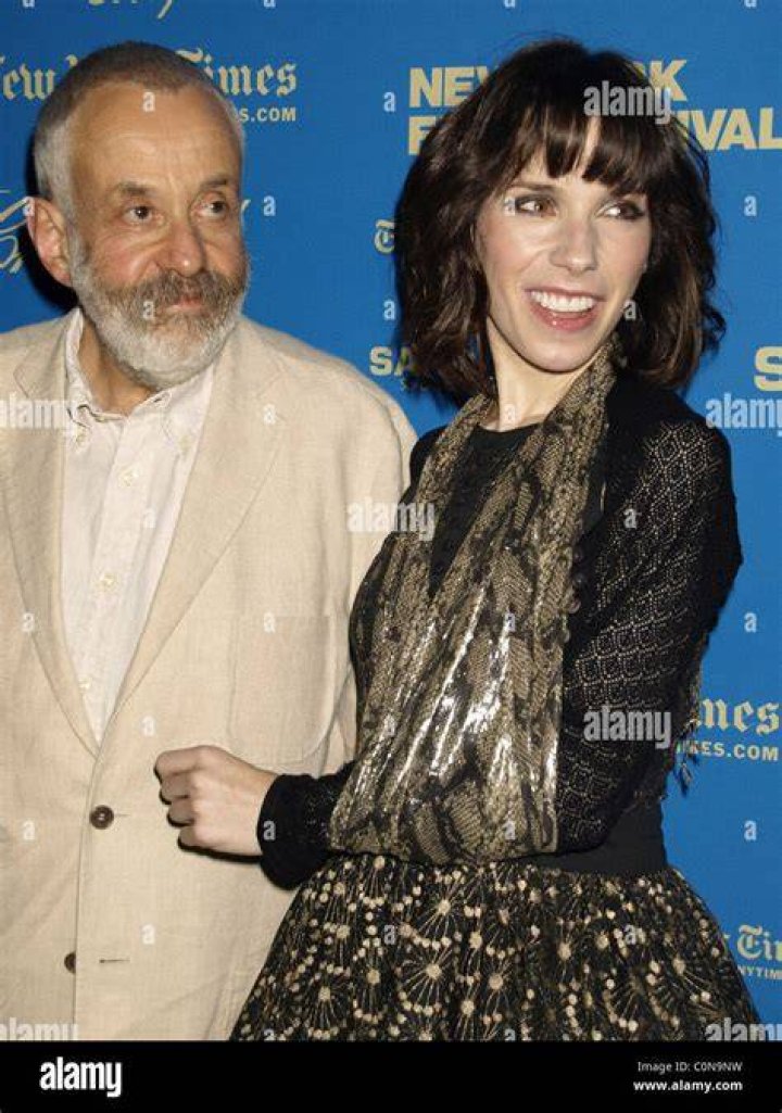 Director Mike Leigh and Sally Hawkins at the Premiere of 'Happy Go